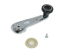 Chrom Fensterkurbel mit Schraube f späte Mercedes  W107 W108 W111 W113 W114 W116