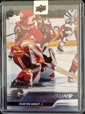 2023-24 Upper Deck Series 1 - Young Guns Dustin Wolf #210 (RC)