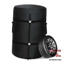 Tire Cover, Heavy Duty Waterproof Spare Tire Storage Bag - 28 28" Dia x 43" H
