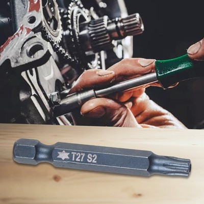 50 mm blau für Torx-Schraubendreher Bit 1-teilig für T5 bis T40 1/4 Sechskants