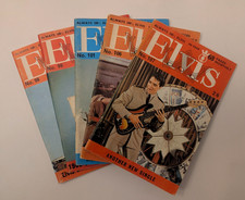 5 X  ELVIS MONTHY magazines - 1968 - Ninth Year.