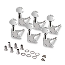 Metallor Sealed Full Metal Tuners Tuning Pegs Machine Heads For Electric Guitar