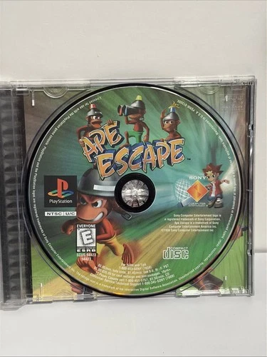 PS1 Ape Escape PlayStation - Disc Only No Manual Tested - Scratches