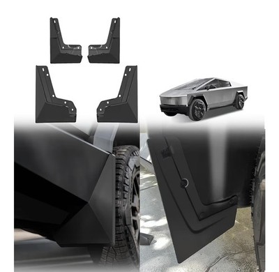 BestEvMod Mud Flaps Splash Guards Compatible with Tesla Cybertruck 2024 - 2026