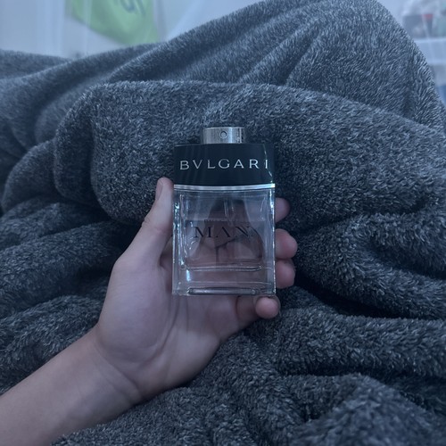 BVLGARI Man By BVLGARI Eau De Toilette Cologne Spray 2oz / 60ml HALF USED