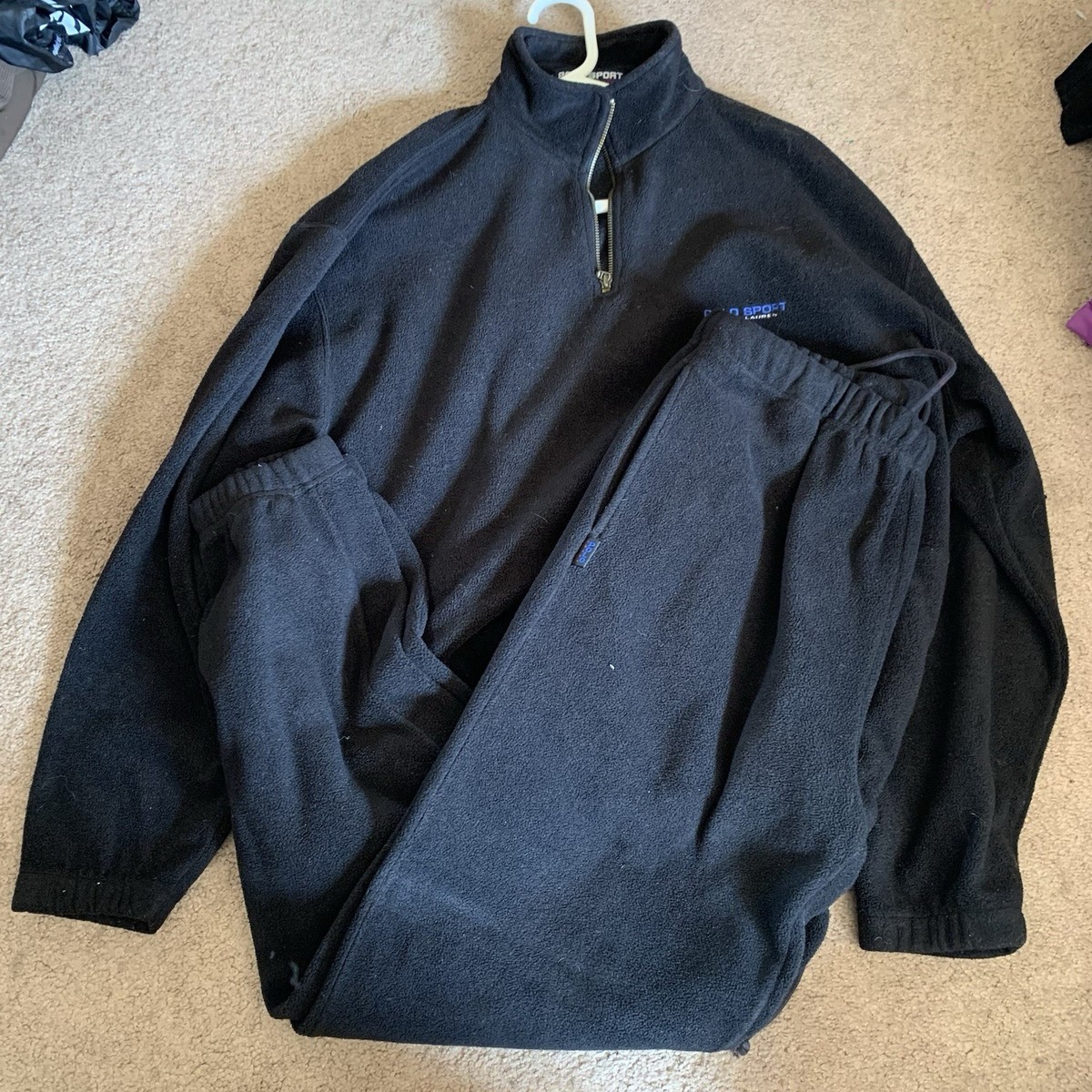Vintage Polo Sport Ralph Lauren Two Piece Fleece Track Suit