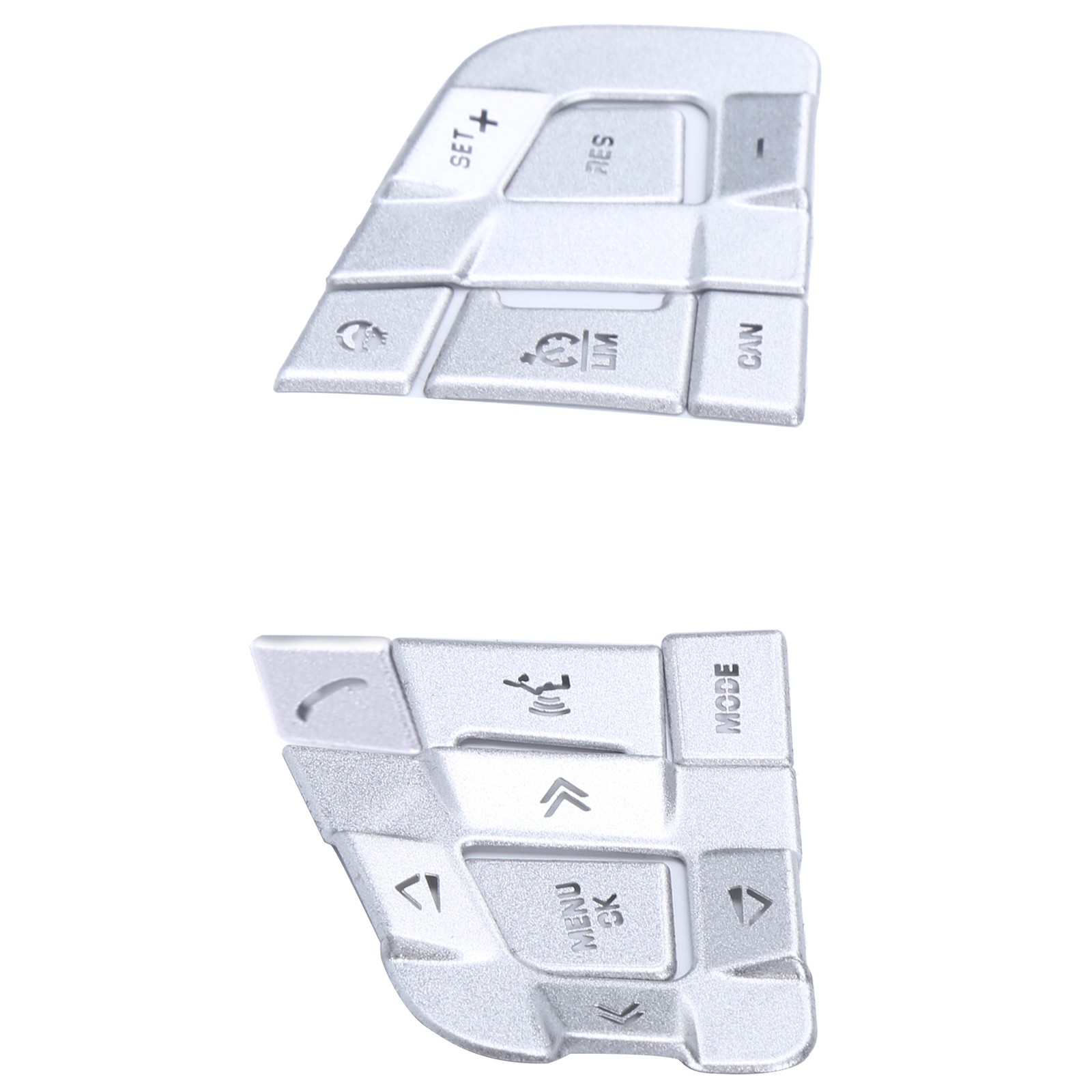 10pcs Steering Wheel Button Trim Cover For Sport 2015‑2019