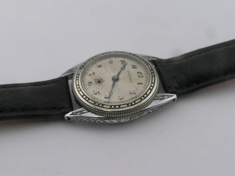 Juego de bisel de reloj automático Harwood Bumper vintage estuche de lujo años 20 15j 30 mm Foto 2 de 4