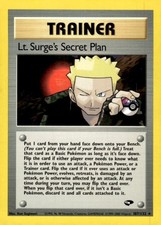 Lt. Surge's Secret Plan #107 Rare Pokemon Gym Challenge