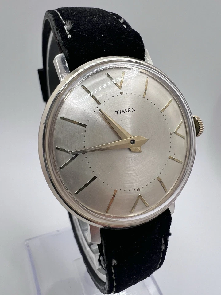 Vintage RARE 1959 Timex Darwin Thin Aluminum Watch Mechanical - Image 2 of 4