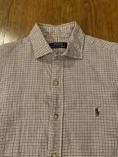 Polo Ralph Lauren Tattersall Check Shirt Medium Spread Collar