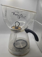 VTG  Starbucks Barista Utopia Vacuum coffee maker  model BU1 NO BASE  READ parts