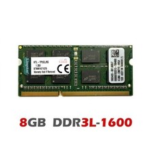 Kingston PC3-12800 DDR3-1600 8 GB SO-DIMM 1600 MHz PC3-12800 DDR3 SDRAM Memory