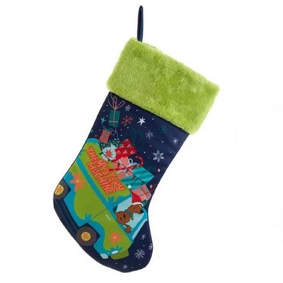 Kurt Adler Scooby Doo With Mystery Machine Stocking 19 Inch Multicolor SD7221