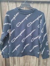 Champion Boy's Xl Logo Sweatshirt Crew Neck