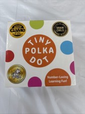 Tiny Polka Dot Game Educational Math Learning Card Game, Kids 3-8 Worn Box