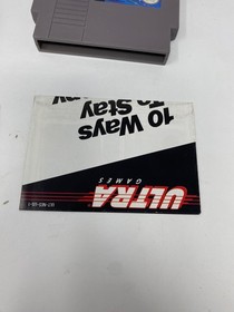 Snake's Revenge (Nintendo, NES, 1990) W/ Box + Manual Authentic Tested Working