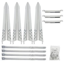 Stainless Steel 4pack 14-3/4” Burner and 16" Heat Plate Replacement Part f