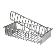 Soporte de cocina de acero inoxidable plateado estante de drenaje para uso diario