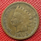 1905 Bronze Indian Head Cent. KM# 90a