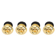 4PCS Guitar Strap Buttons Anti-skid Bass Ukulele End Pin Electric Guitar Strap