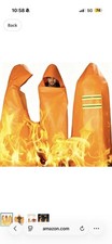 DIBBATU Fireproof Cloak Fire Escape Cloak Fire Blanket