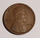 1909 (P) VDB Lincoln Wheat Cent  VERY FINE Philadelphia Mint