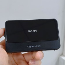 SONY Cyber Shot DSC-T110 Black 16.1MP 4x Zoom CCD Digital Camera - Tested