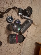 Minolta SLR camera XD 7 and XD 5 bundle with exposure Metz Vivitar