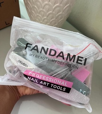 NEW Nail Care Kit, Nail Files 100/180, Nail Buffer Block Manicure Kit for Women