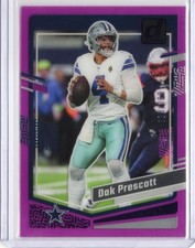 2023 Clearly Donruss #14 Dak Prescott Purple #/199