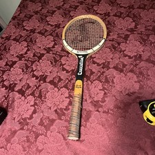 Spalding Executive Pancho Gonzales Wood Tennis Racquet 1970s Vintage 4 5/8 Grip