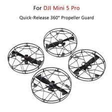 For Dji Mini 5 Pro Quick-Release 360  Propeller Guard with Integrated Propellers