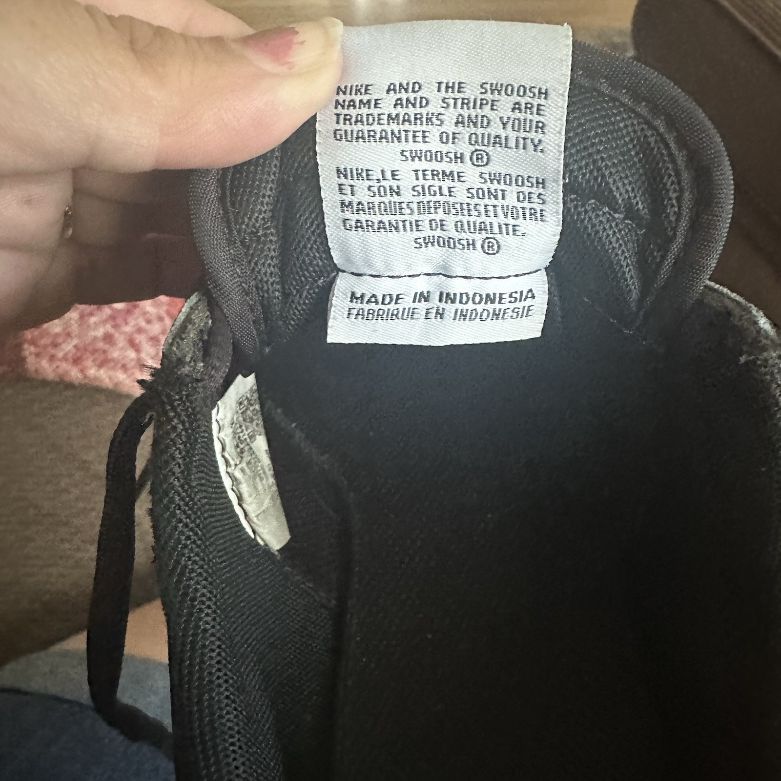 NIKE • Cortez Basic Leather "Black White Size 6.5 - image 4