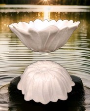 Indiana Milk Glass White Lily Pons Sunflower 7