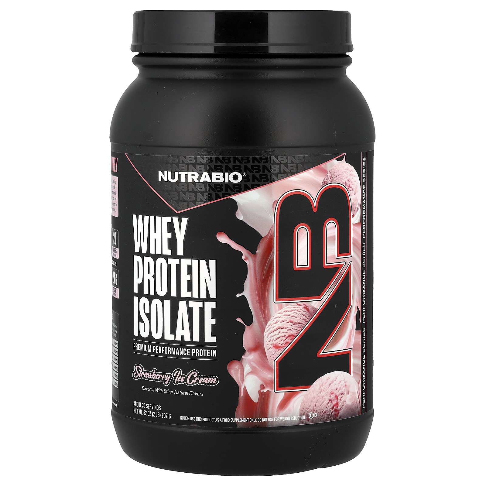 Whey Protein Isolate Strawberry Ice Cream 2 lb 907 g 12190₽
