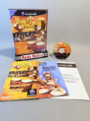 Donkey Konga Nintendo GameCube Complete - Pristine - 1Y Warranty