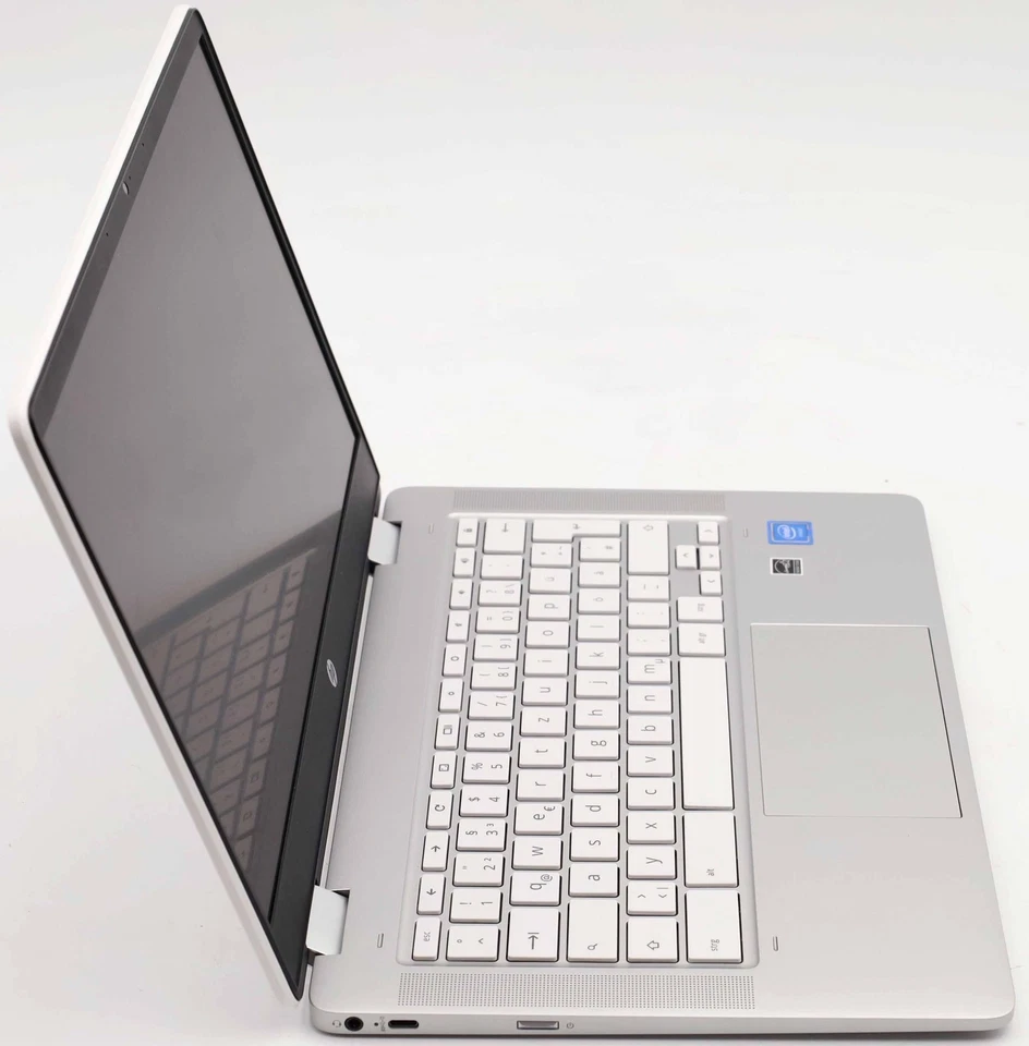 HP Chromebook x360 14a-ca0220ng Ceramic White Celeron N4120 4GB RAM 64GB eMMC DE - Bild 2 von 4