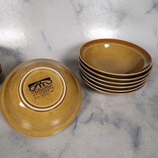 Vintage Fashion Manor Stoneware Japan Flora 6"  Sup Bowl