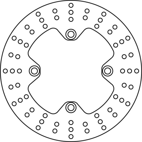 TRW Bremsscheibe (FüR: Honda CB 900 F Hornet SC48 02-06 Hinten )-image