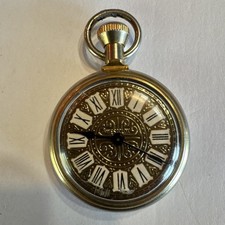 Vintage Westclox Gentleman  s Pocket Watch Wind Up And Works