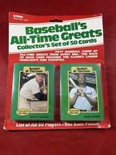 1987 Baseball’s All Time Greats Collectors Set Of 50 07090 Series 1 NEW MANTLE
