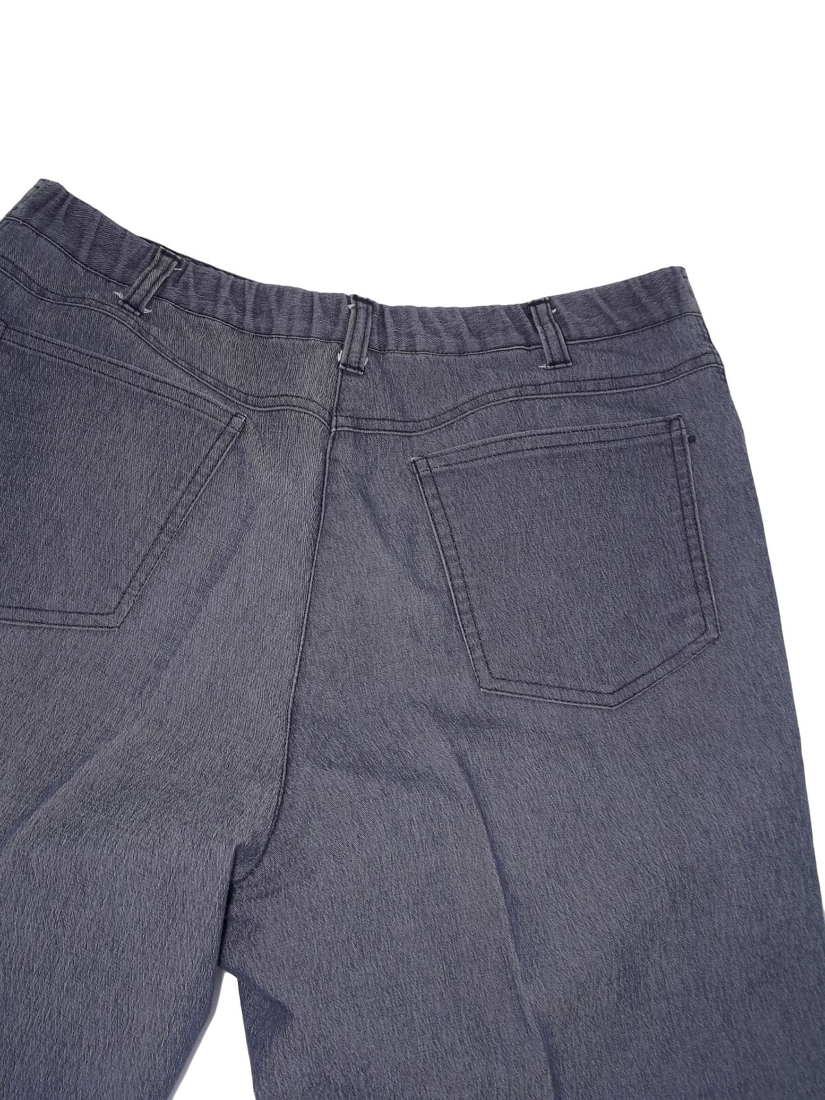 Elena Miro Jeans Donna Grigio P/e Affusolato Stretch Tapered Xl Extra Large image 7