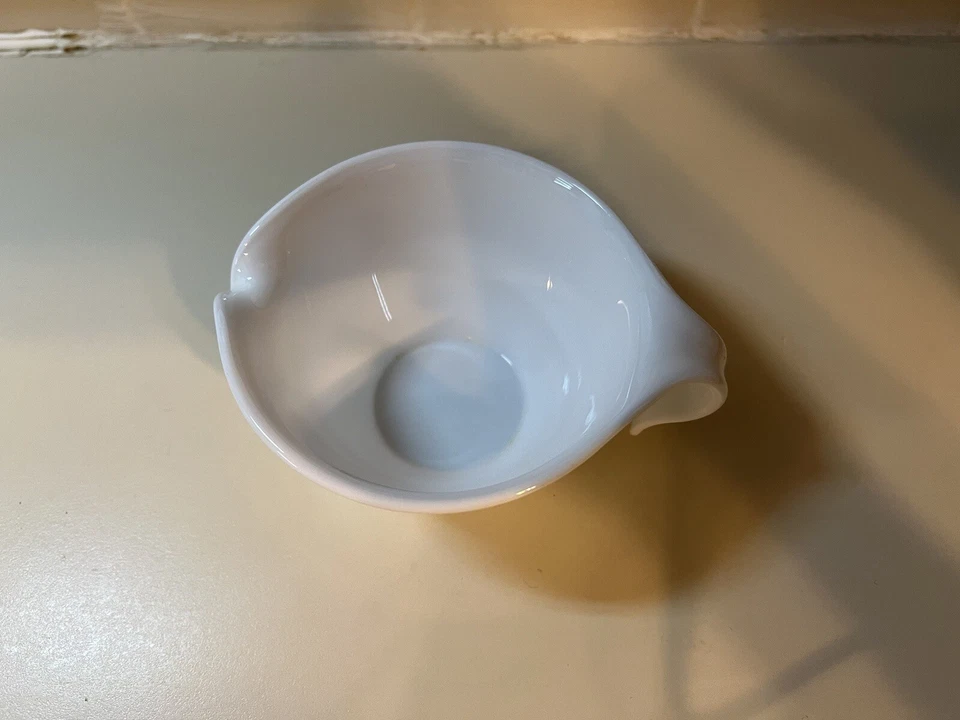 CORELLE Woodland Brown creme despejador vintage cabo de gancho MCM estampa floral retrô - Imagem 2 de 3