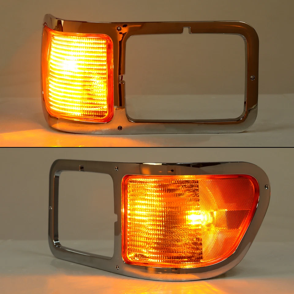 Headlight Bezel Trim Fit For 00-15 Ford F650 F750 Left Right Driver Passenger Foto 4 de 4