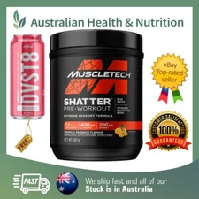 MUSCLETECH SHATTER PRE-WORKOUT + FREE FAST SHIPPING & DVST8 CAN