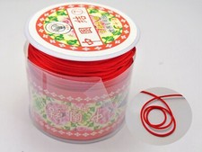 55 Meters Red Nylon Chinese Satin Silk Knot Cord 1.5mm RATTAIL Thread Necklace