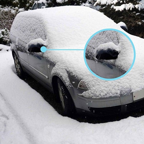 Paired Car Side Mirror Mirror Cover for Protection Snow Rain Dirt for Sun Resist - Picture 6 of 8