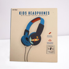 vibe kids headphones with volume limiting technology Rocket Theme Soft Ear NEW