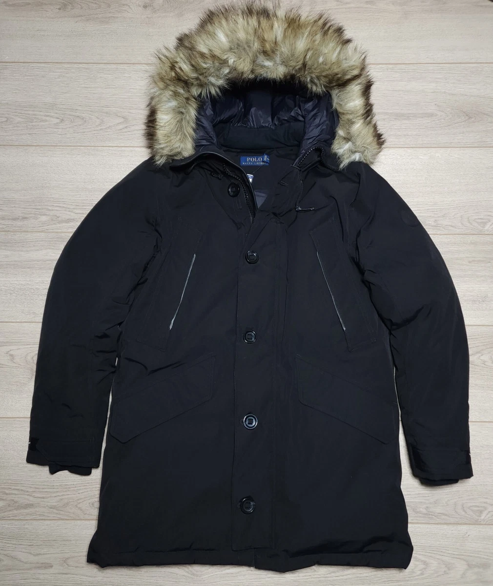Polo coat with fur sales